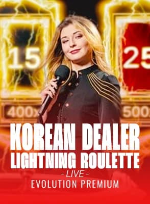 Korean Dealer Lightning Roulette